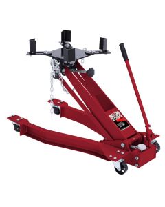 INT3172A image(0) - American Forge & Foundry Transmission Jack - Hydraulic - Floor Style - Low Profile Wishbone Style - 2,000 Lbs. Capacity - 5.875" Min H to 30.75" High H - Manual Hand Pump - Heavy Duty