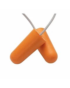SRW67212 image(0) - Jackson Safety Earplugs - H10 Disposable - Corded - Orange - NRR 31 - (100 Pair Per Dispenser Box)