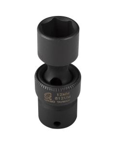 SUN812UM image(0) - SUNEX SOC 12MM 1/4D IMP UNIV 6PT