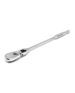 KDT81362T image(0) - GearWrench 1/2 Inch Drive 90-Tooth Locking Flex Head Teardrop Ratchet 17 Inch