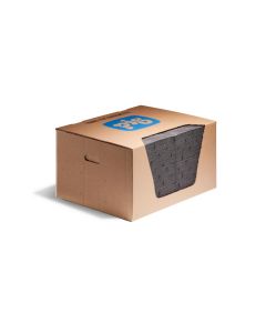 NPG25300 image(0) - New Pig Medium-Weight Absorbent Mat Pads in Dispenser Box - 15 x 20  Inch - 100 Pads