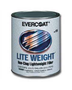 FIB157 image(0) - Fibre glass Evercoat LITE WEIGHT 100157 Professional Lightweight Body Filler, 750 mL Can, Gray, Liquid
