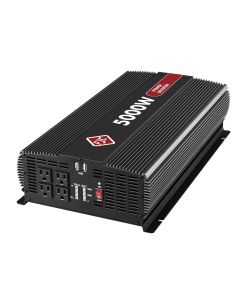 FJC 5000 Watt High Efficiency DC to AC Power Inverter with Four Outlets and Dual USB Ports