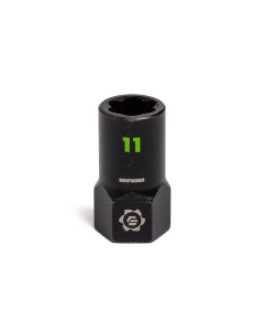 Grip Edge Tools 11mm 1/4" Dr RPT Socket Extractor with FORS (Standard Length)