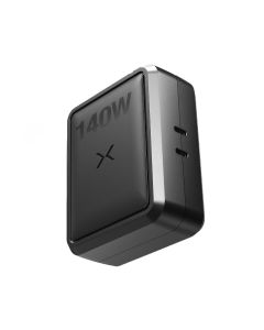 NOCX140B image(1) - NOCO Company XGrid X140 140W USB-C 2-Port Charger with GaN Fast Charging - Black