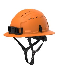 MLW48-73-1688 image(0) - Milwaukee Tool BOLT Orange Full Brim Vented Safety Helmet &hyphen; Type 2, Class C