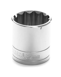WLMW32832 image(0) - Wilmar Corp. / Performance Tool 1/2" Drive 32mm 12pt Socket