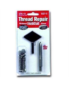 HEL5521-5 image(0) - Helicoil 5521-5 Thread Repair Kit, 5/16-18 UNC