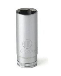 GearWrench 3/8 Inch Drive 6 Point Deep Metric Socket 21mm