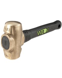 WIL90412 image(0) - Wilton 4 Lb Head, 12" B.A.S.H Brass Hammer