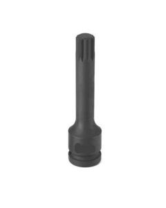 GRE21104ST image(0) - Grey Pneumatic 1/2" Drive x M10 Tamper Proof Triple Sq. 4" Length