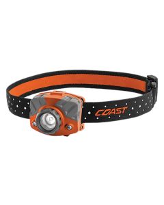 COS20620 image(1) - COAST Products FL75R 1000 Lumen Rechargable 168M Pure Beam Focusing Headlamp in Box - Color Orange