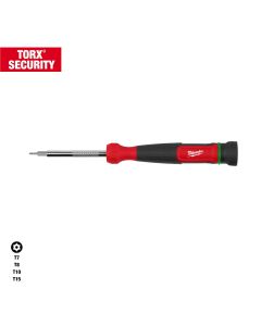 MLW48-22-2931 image(1) - Milwaukee Tool 4-in-1 TORX Security Precision Multi-Bit Screwdriver