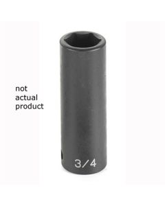 GRE2068D image(1) - Grey Pneumatic SOC 2-1/8 1/2D IMP 6PT DP BLK