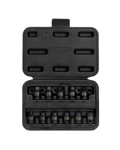SUN3841 image(0) - SUNEX 3/8" DR. PIPE PLUG SOCKET, 11 PC.