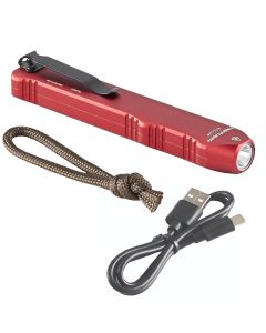 STL88814 image(1) - Streamlight Wedge Rechargeable EDC 300 Lumen Flashlight with 1000 Lumen Thro mode - Red