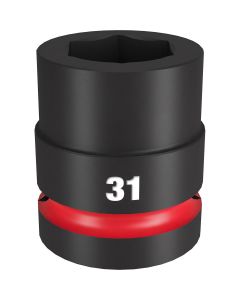 MLW49-66-6596 image(1) - Milwaukee Tool SHOCKWAVE Impact Duty  1"Drive 31MM Standard 6 Point Socket