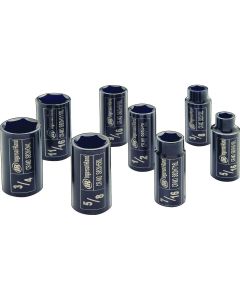 Ingersoll Rand 3/8" Drive Hex Deep SAE Impact Socket Set, 8-Piece