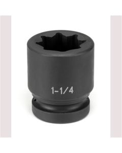 GRE4540S image(0) - Grey Pneumatic 1" Drive x 1-1/4" Standard - 8 Point Socket