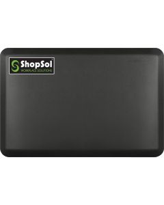 LDS1010643 image(0) - ShopSol Anti-Fatigue Mat Supreme 3' x 2' Black 32SSFBLK