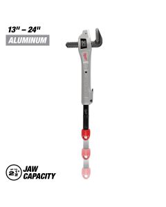 MLW48-22-7322 image(1) - Milwaukee Tool CHEATER Aluminum Adaptable Offset Pipe Wrench