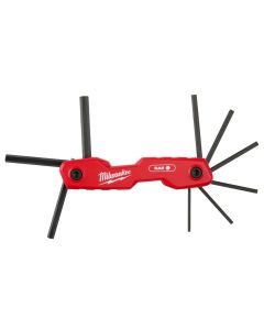 MLW48-22-2181 image(1) - Milwaukee Tool 9-Key Folding Hex Key Set - SAE