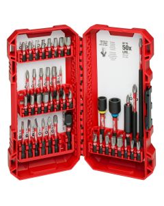 MLW48-32-4033 image(0) - Milwaukee Tool SHOCKWAVE Impact Duty Driver Bit Auto Set ‐ 43PC