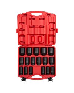 SUN4685 image(1) - SUNEX 3/4" Drive 17 Piece SAE Deep Impact Socket Set
