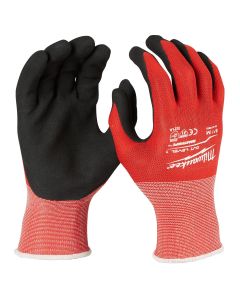 MLW48-22-8901 image(0) - Milwaukee Tool Cut Level 1 Coated Nitrile Dipped Gloves - M