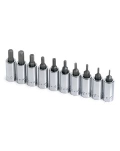 SKT19731 image(0) - S K Hand Tools SOCKET HEX BIT SET 1/4IN. DRIVE 10PC 1/16 -1/4IN