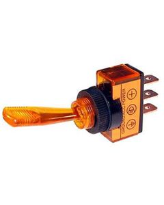 JTT2617J image(0) - The Best Connection 20 Amp 12V Amber Toggle Switch