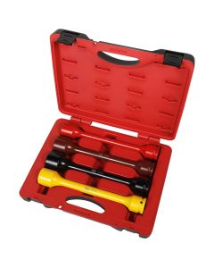 INT40300 image(0) - American Forge & Foundry AFF - Torque Limiting Socket Set - 3/4" Drive - 4 Pc. - 1 1/4"(250 Ft/Lbs), 33mm-1 5/16"(475 Ft/Lbs), 1 1/2"(475 Ft/Lbs), 13/16"(475 Ft/Lbs)