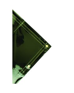 SRW36283 image(0) - Jackson Safety Transparent Welding Curtain - 6' x 10' - Weight (per sq. yd.) 13 oz - Thickness 0.014" - Green - Amp Usage Medium/High