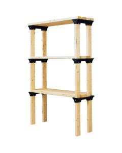 TBF90128 image(0) - 2 x 4 Basics SHELF LINK 6-PK, BLACK