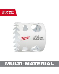 MLW49-56-0728 image(0) - Milwaukee Tool 2-9/16 Inch HOLE DOZER with Carbide Teeth Hole Saw