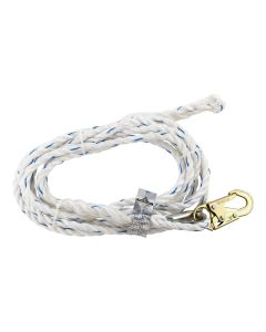 PeakWorks Standard Vertical Lifeline, 5/8" Rope - 150 FT - Snap Hook
