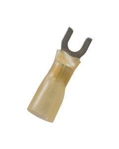 JTT2357J image(0) - The Best Connection 12-10 #8 YELLOW CS HEAT SHRINK SPADE 10 PCS