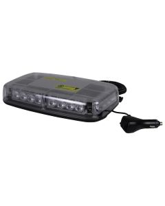 Hopkins Manufacturing LED Low-Profile Magnetic Warning Light Bar, Clear Lens w/ Amber LED