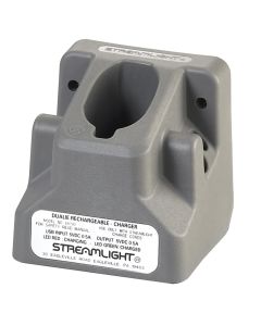 STL68790 image(0) - Streamlight Charger Holder - Dualie Rechargeable - Gray