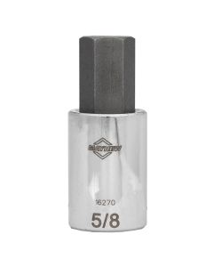 MAY16270 image(1) - Mayhew Mayhew 5/8-Inch SAE Hex Short Insert Socket Bit, 1/2-Inch Drive