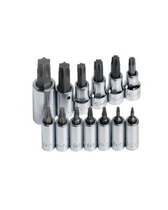 S K Hand Tools SOCKET SET TORX 13 PC 1/4 3/8 & 1/2IN. DRIVES