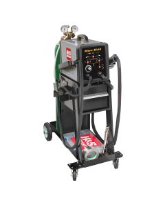 HSA8100 image(0) - H&S AutoShot UNI-8100 Nitrogen Plastic Welding System Built-in Compressor, 2-Torch, Cart and Gas Cylinder