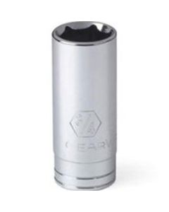 KDT80121 image(0) - GearWrench 1/4 Inch Drive 6 Point Deep SAE Socket 3/8 Inch