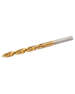 DEWALT 1/4-Inch Titanium Nitride Coated Split Point Twist Drill Bit,Gold
