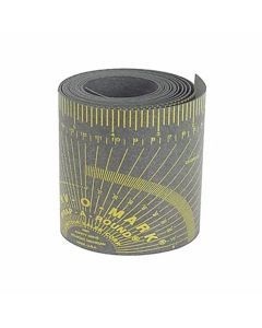 SRW14763 image(0) - Curvo-O-Mark by Jackson Safety Curv-O-Mark by Jackson Safety - Medium Wrap-A-Round Pipe Ruler - Gray