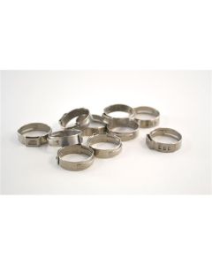 TMRHC8658-5 image(1) - Tire Mechanic's Resource 5/8 in. Open Pinch Hose Clamps (.52 in. - 5/8 in.)