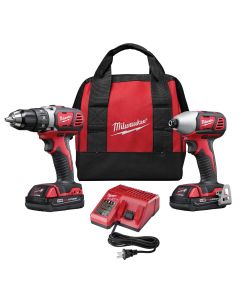 MLW2691-22 image(3) - Milwaukee Tool 2-PC M18 COMP LITHIUM ION DRILL/DRIVER IMP WRENCH COMBO (2) BATT KIT
