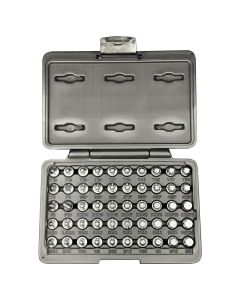 VIMMMS450 image(1) - VIM Tools Elite 50 Piece Mechanics Master Set, All 1/4 Inch Drive And 20 mm OAL, TORX, TORX Plus, XZN Hex Flat Philips