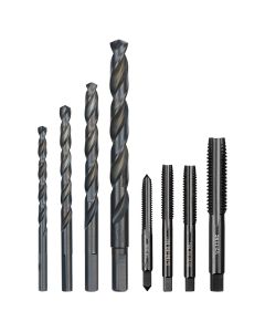 Milwaukee Tool 15PC SAE Tap and Die Set with Hex-LOK 2-in-1 Handle