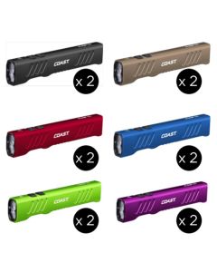 COS31554 image(0) - COAST Slayer Pro Flashlight - Assorted Colors, 1150 Lumen, 12 Pack